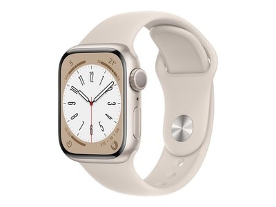 Apple Watch Series 8 GPS Aluminiumgehäuse Sportarmband Smartwatch 3 Jahre Gewähr