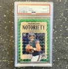 2024 Panini Mosaic Notoriety Caleb Williams #18 Green Mosaic Prizm (RC) PSA 10