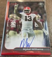 2024 Pulse Premiere - Autographs Mykel Williams #PF-MYW Red /75 (AU, RC)