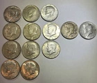13 40% Silver JFK Half Dollar Coins