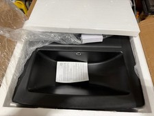 Swiss madison SM-PS306MB Sublime Pedestal Sink in Matte Black - SINK ONLY