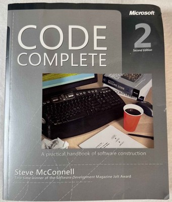 Code Complete 2nd Edition Steve McConnell Microsoft Press Softcover