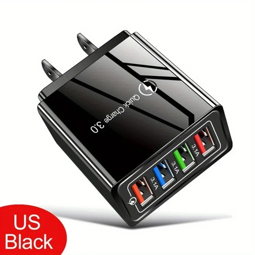 Hyper Charge Pro Charger &ndash; 4-Port Quick Charge for Android iPhone Fast Charging