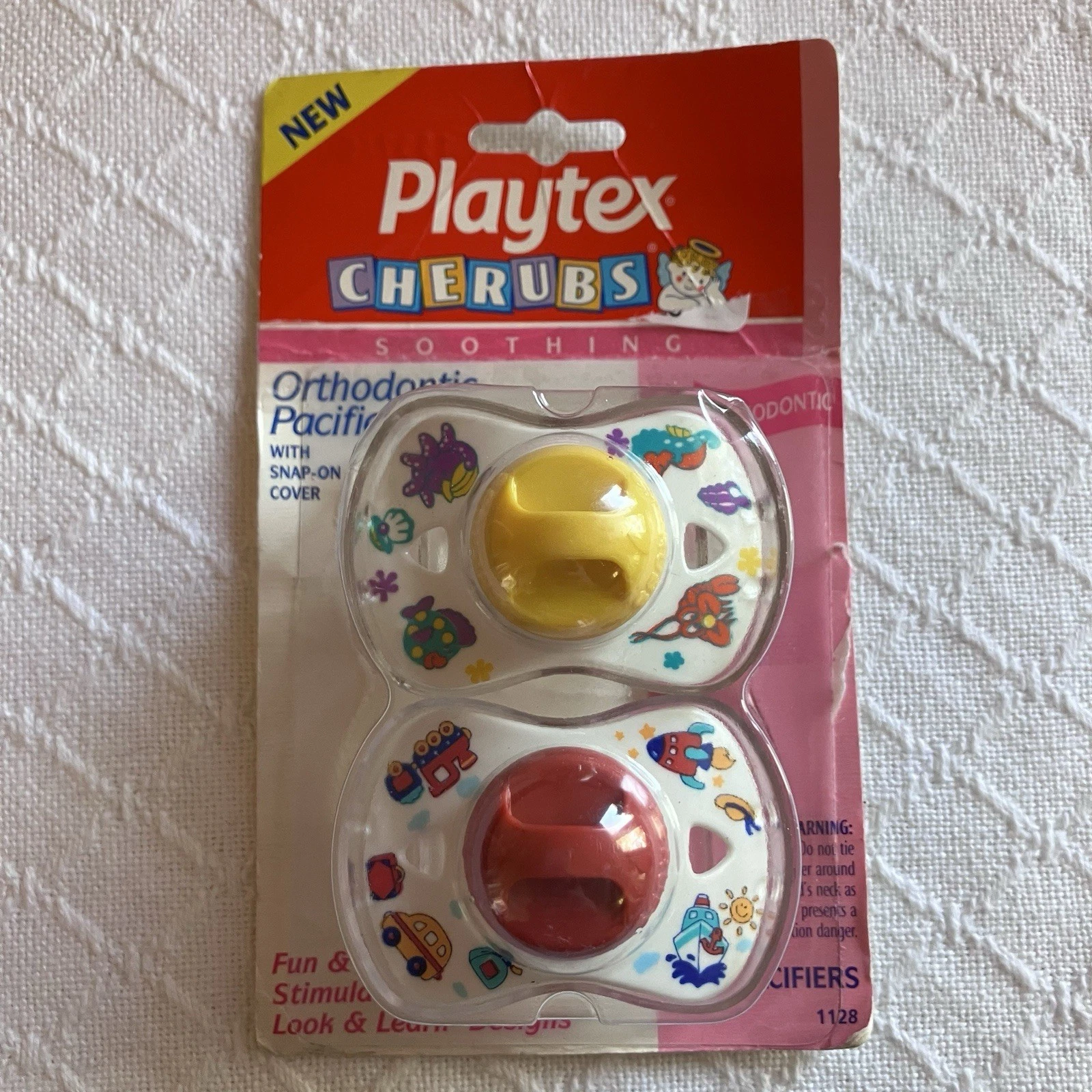 Vintage 1995 Playtex Cherubs Baby Pacifier 2 Pack 90s Sea Train Car Prints Latex
Opens in a new wind