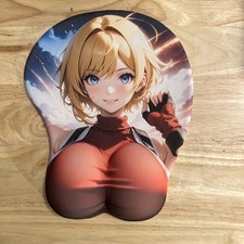 3D Anime/Magna Mouse Pad with Silicon Wrist Support Non-Slip