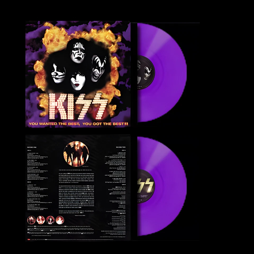 KISS - You Wanted the Best You 2024 Coloured Vinyl 2LP Euro Import New & Sealed - Image 2 of 3