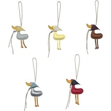 Playful Duck Hanging Keychain Charm for Daily Bags Keys and Backpacks