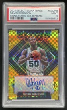 2021-22 Select Gold Prizms Sg-drb David Robinson Auto 10 Psa 9 2021-22 Select Gold Prizms Sg-drb David Robinson Auto 10 Psa 9