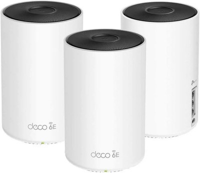 TP-LINK DECO AXE5300 WI-FI 6E TRI-BAND WHOLE-HOME WI-FI SYSTEM 3 PACK - WHITE