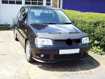 GOINGFAST Pour VW Polo 6N2 Spoiler Lèvre Lame Inférieure Pare-Choc Avant Noir Mat 99-01