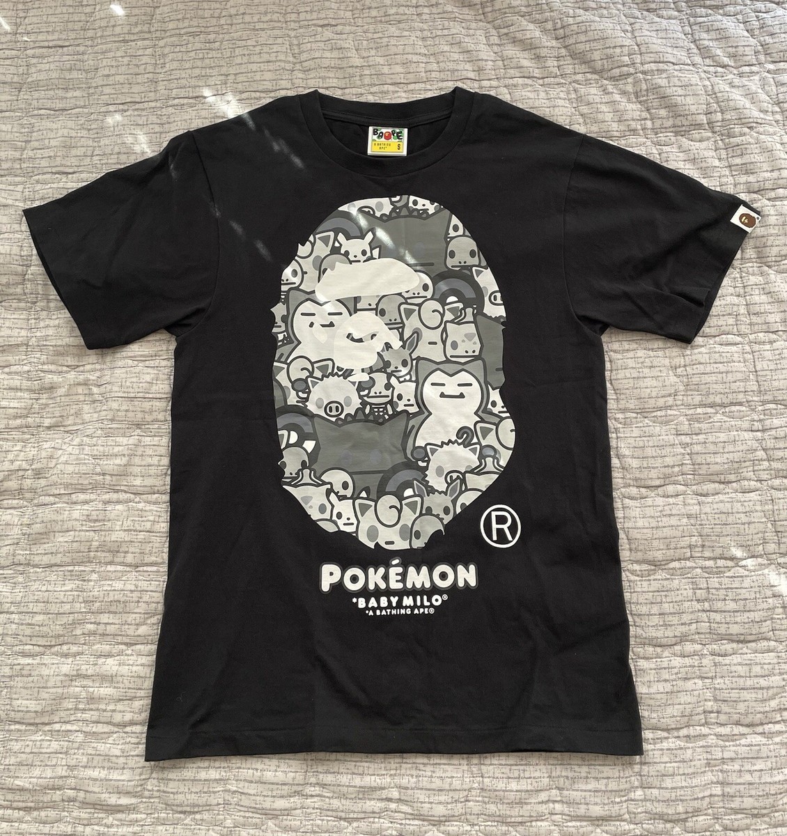 Bape x Pokemon Monotone Ape Head Tee Size Small | eBay Bape x Pokemon Monotone Ape Head Tee Size Small | eBay