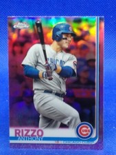 2019 Topps Chrome Pink Refractor Anthony Rizzo #130
