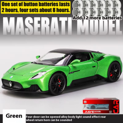 Maßstab 1:22 Maserati MC20 Supersportwagen Legierung Druckguss Modell Sound & Licht Spielzeug 