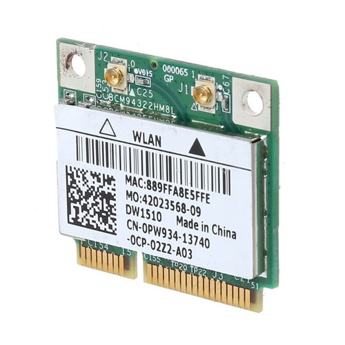 Dual Band BCM94322HM8L DW1510 Half Mini PCI-e WIFI Wlan Card for DELL E4200 - Photo 4/8