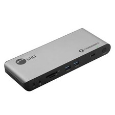 SIIG Thunderbolt 4 Docking Station - Quad 4K / Single 8K, 60W PD, 3X TB4 40Gb...