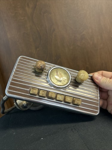 Motorola Dash Mount Radio Head w PB 1930s GM RARE Chevrolet Buick GM MoPar USA - Picture 19 of 24