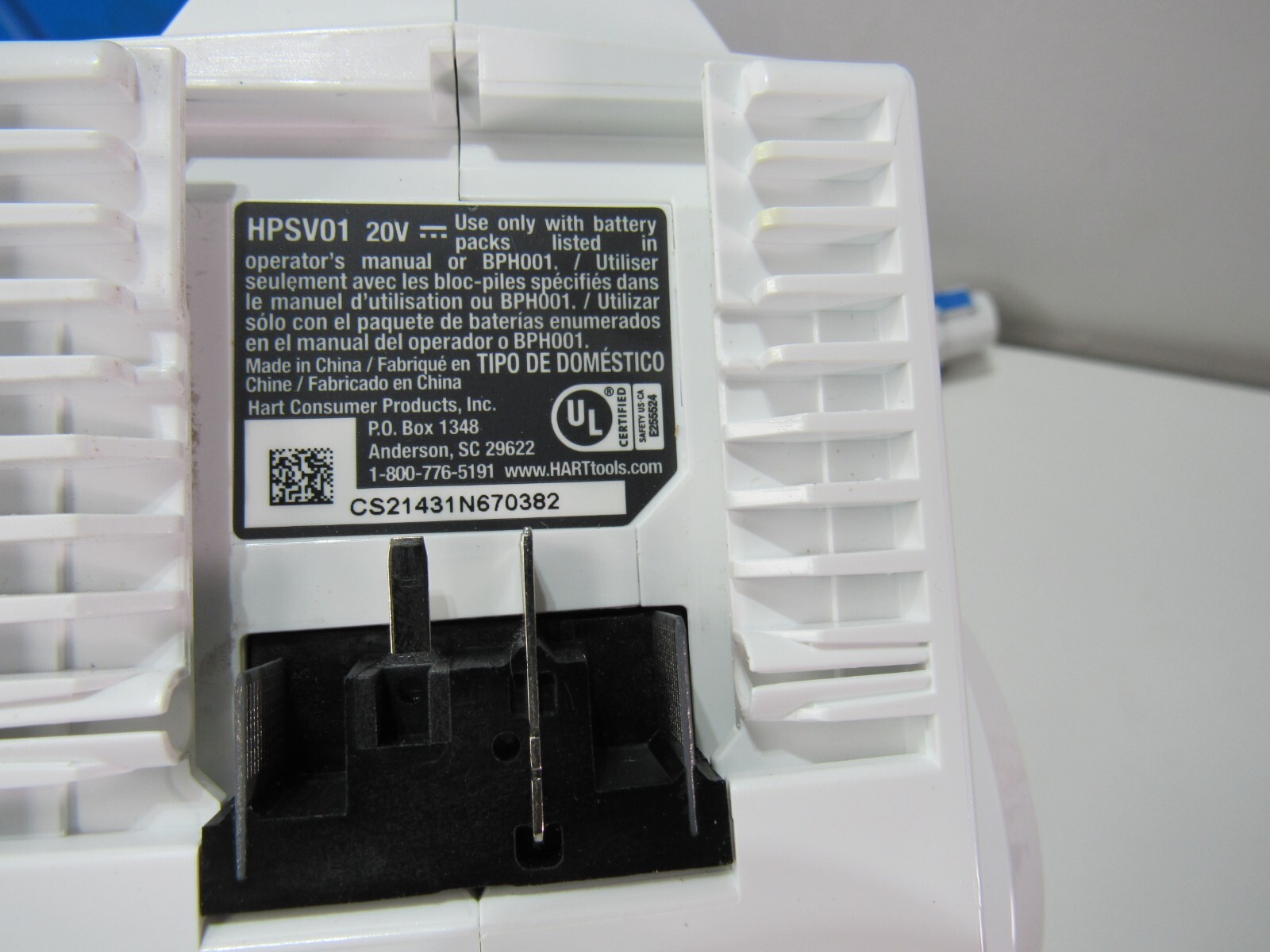 Hart HPSV01 20v Cordless Brushless Stick Vacuum Pet Grade Working