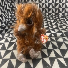 TY Beanie Boo 6" ORSON the Brown Ostrich Plush Stuffed Animal 2019 glitter P2