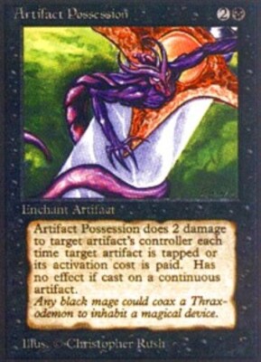 MTG magic cards 1x Artifact Possession Antiquities Light
