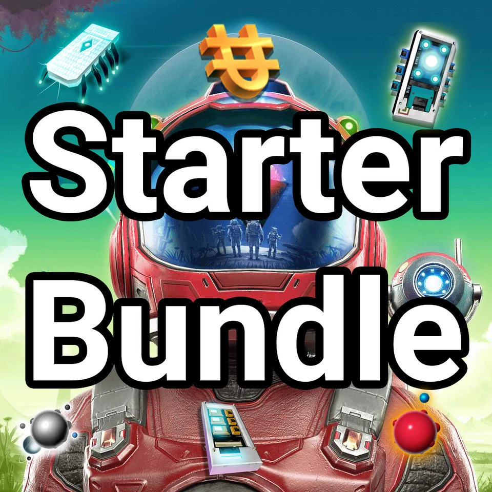 No Mans Sky Starter Bundle - Units, Nanites, Salvaged Data PC, XBOX,PS4 & PS5