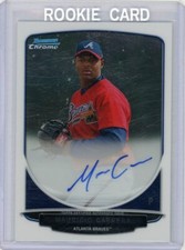 mauricio cabrera 2013 bowman chrome auto braves
