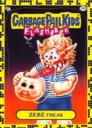 GARBAGE PAIL KIDS 2011 FLASHBACK SERIES 2 PICK-A-CARD YELLOW BASE STICKERS TOPPS - Picture 136 of 321