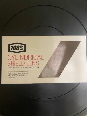 100% SERIES 1 CYLINDRICAL SHIELD LENS FOR RACECRAFT, ACCURI AND STRATA GOGGLES