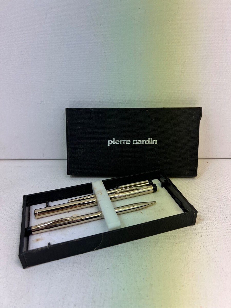 Vintage Pierre Cardin Gold-Tone Pen and Mechanical Pencil Set In
