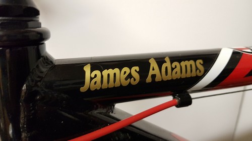 2 x PERSONALISED/CUSTOMISED BIKE BICYCLE FRAME NAME STICKERS MOUNTAIN BMX RACING - Picture 19 of 22