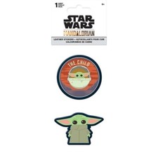 Leather Stickers Star Wars Mandalorian Baby Yoda Use to Decorate Anything