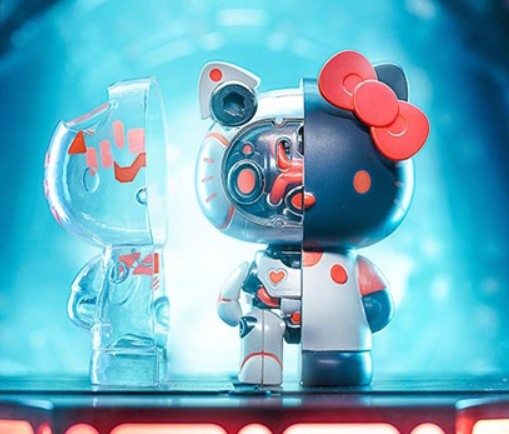 LAMTOYS Sanrio Hello Kitty Mecha Series Half Machine