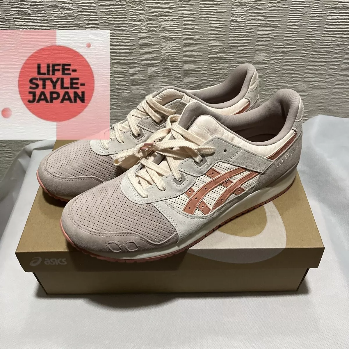 ASICS GEL-LYTE III OG 1201A762 701 Fawn Salmon Unisex Sports Style Shoes