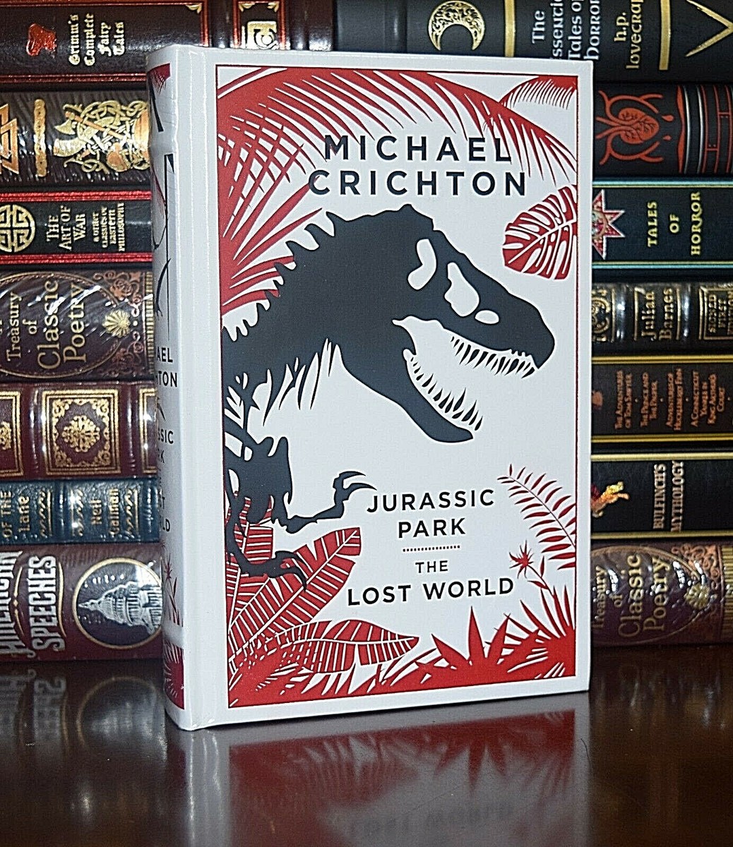 NEW Jurassic Park Lost World by Michael Crichton Sealed Leather