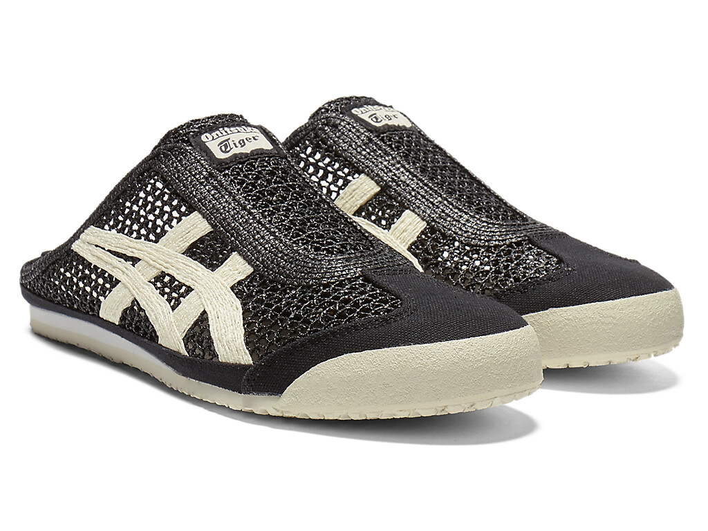 Onitsuka Tiger MEXICO 66 SABOT BLACK CREAM 1183C123 001 Authentic