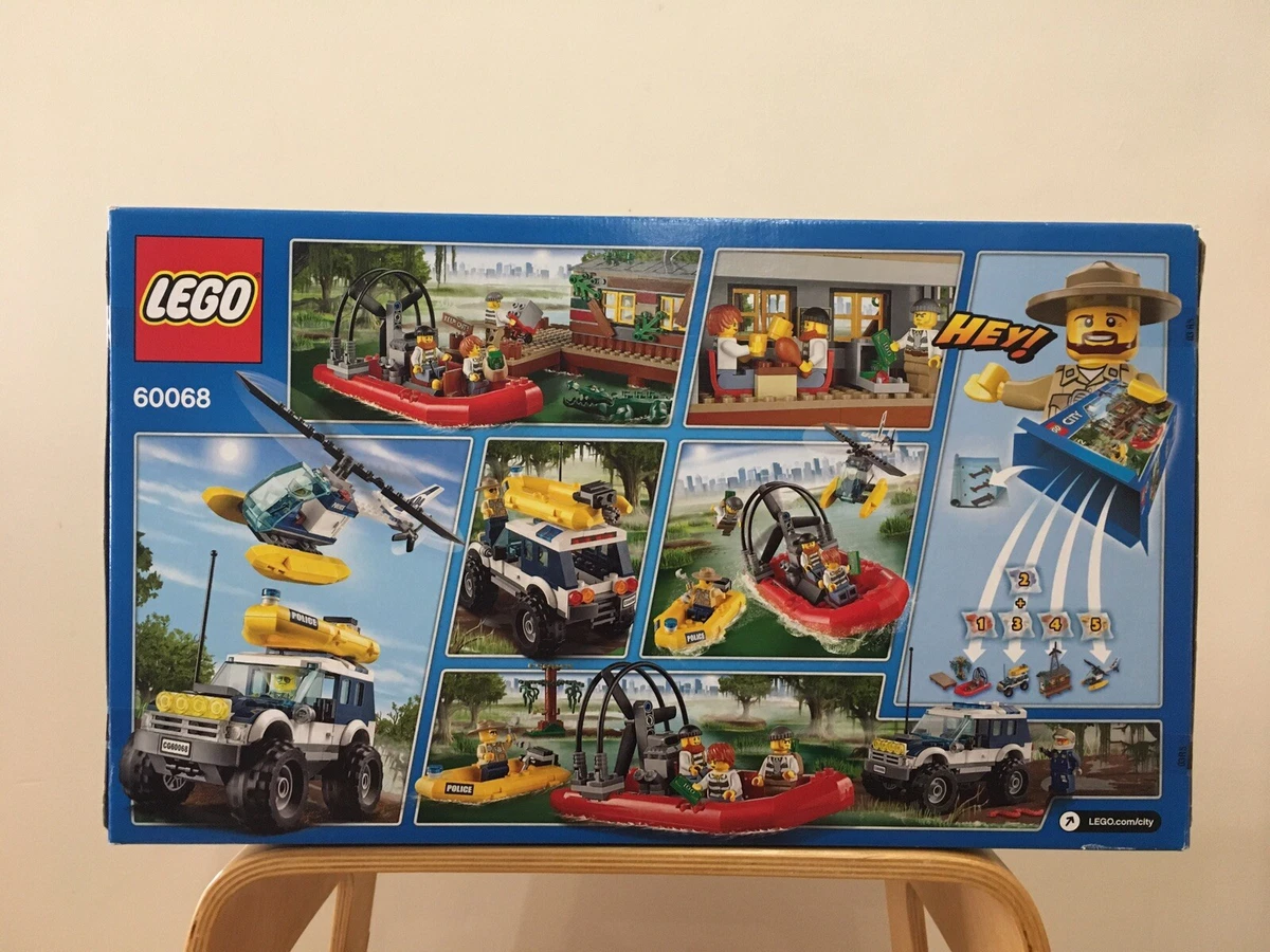 LEGO City SWAMP POLICE CROOKS HIDEOUT 60068 Sealed NISB NEW SEALED BOX RETIRED