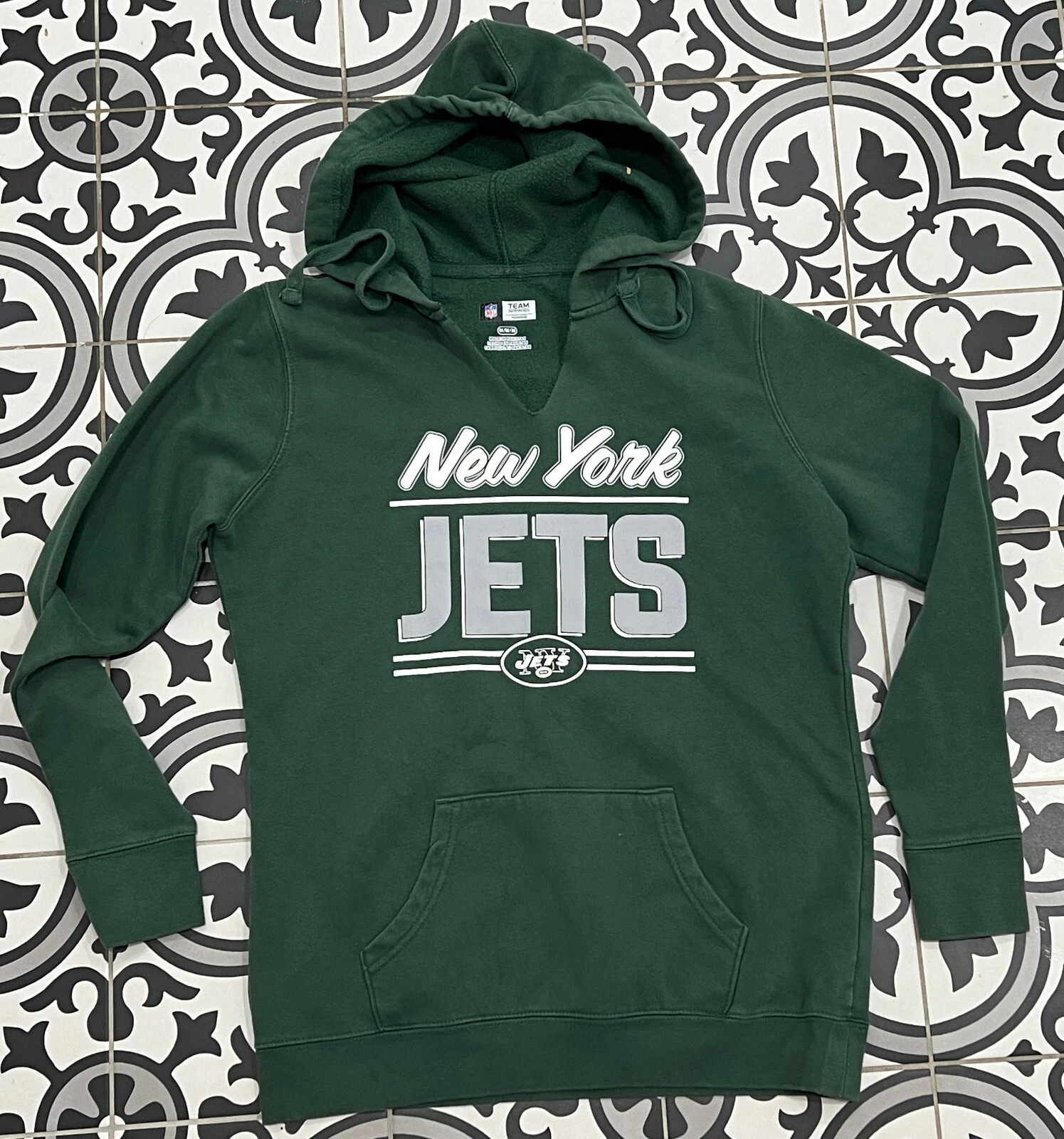 VETEMENTS Felpa con cappuccio pullover New York Jets donna NFL calcio media