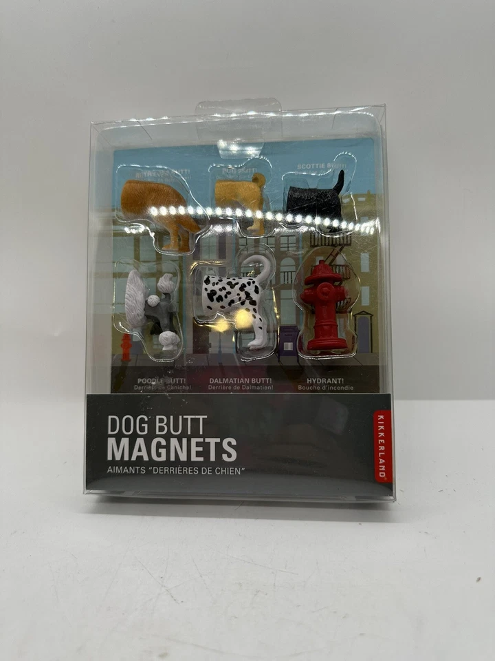 Juego de 6 imanes para glúteos e hidrantes para perros nuevo diseño Kikkerland Foto 2 de 4
