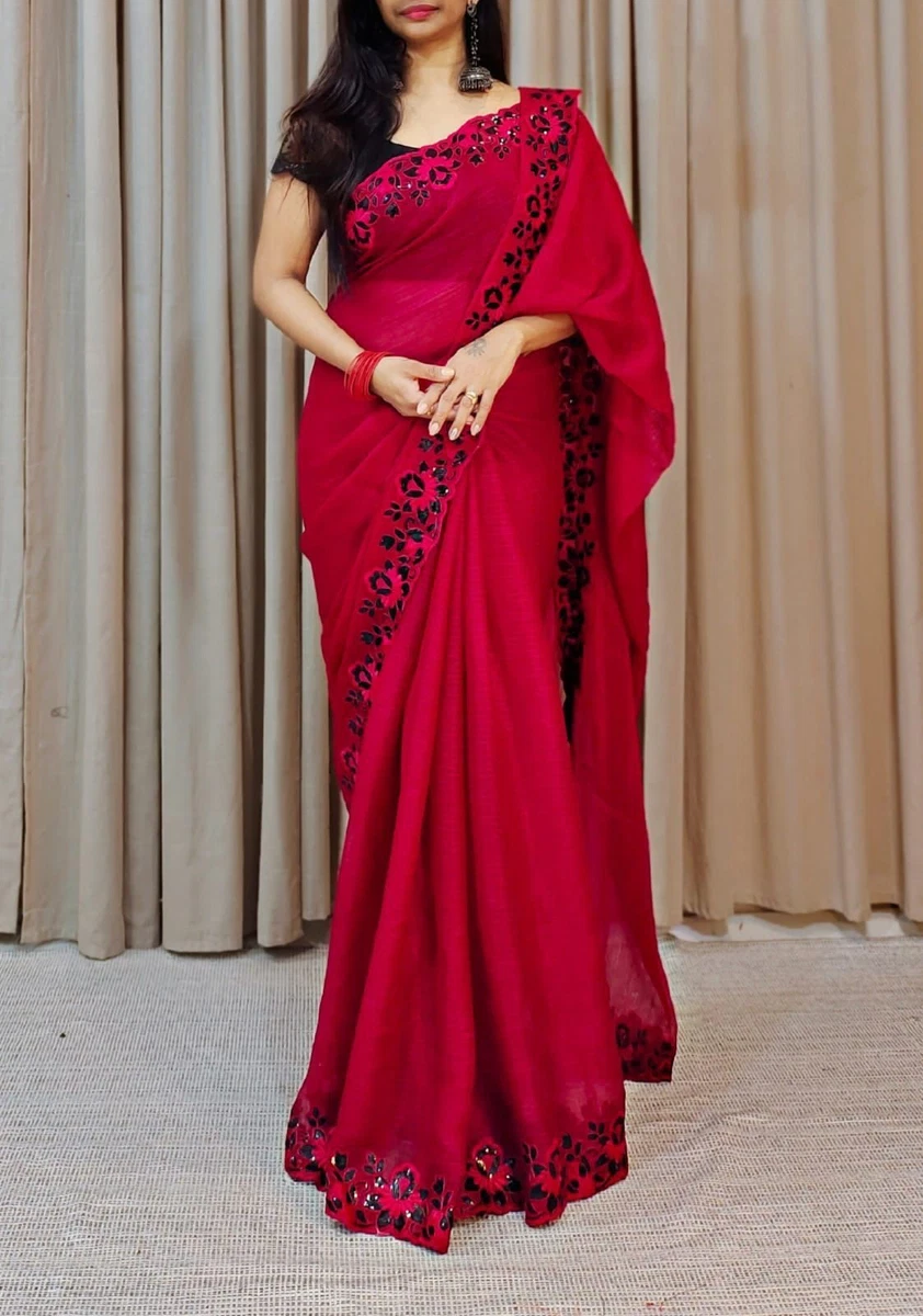 Sari chiffon fabric deals