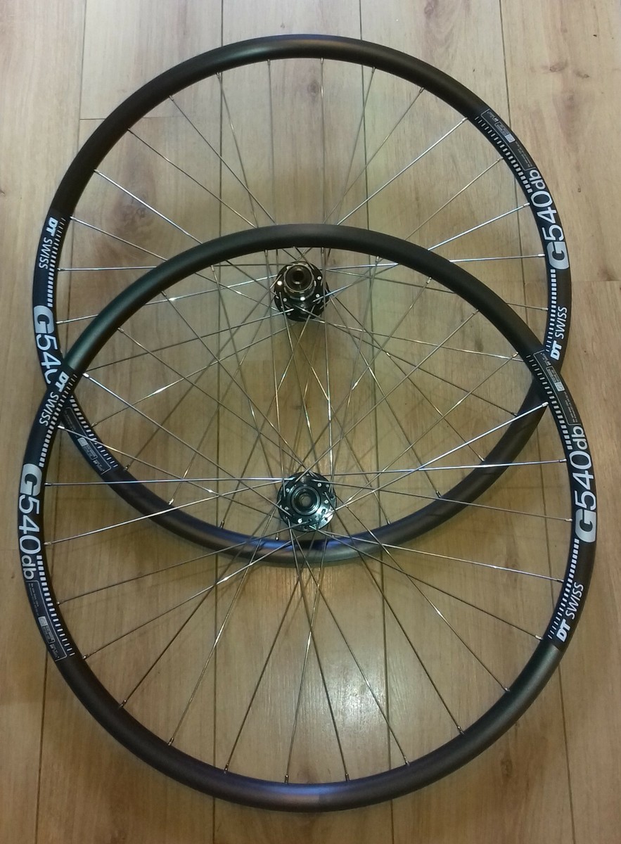 700c DT Swiss Gravel G540 Rims, Black Bitex BX106 Centrelock