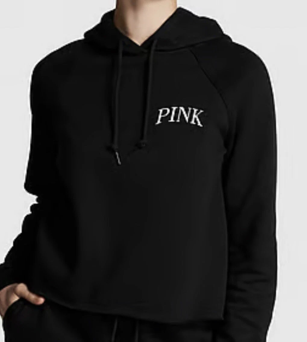 UNDERCOVER FELPA CON CAPPUCCIO VICTORIA’S SECRET ROSA TAGLIA XS NERA IN PILE PER TUTTI I GIORNI
