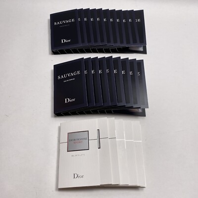 Dior Sauvage Perfume Sample Eau de Parfum, Eau de Toilette, Homme Sport 1 Piece