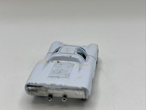 VINTAGE TINTOYS WHITE PORSCHE 910 WT 204 Diecast 1:60 TIN TOYS - Picture 4 of 5