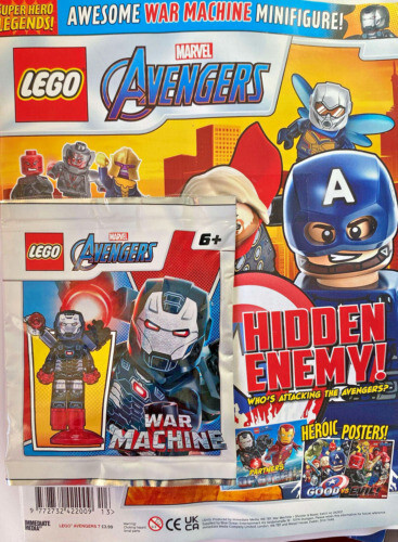 Lego Marvel Super Heroes Avengers War Machine Magazine Issue 7 Rare NEW Sealed - Picture 1 of 1