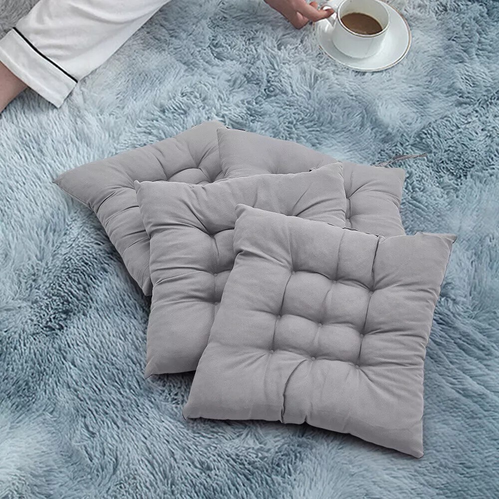 4 x Chair Seat Garden Pads Furniture Dining Patio Outdoor Tie On