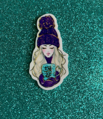 5pc. Baby it's Cold Outside, Resin Planar Flatbacks, Bow Center, Cabochon