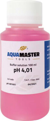 Aqua Master Tools - pH-Kalibrierungslösung 4.01 100ml für Growbox
