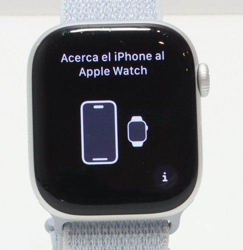 Apple Watch Series 10 Aluminum 42mm (GPS) Silver w/ Light Blue Band