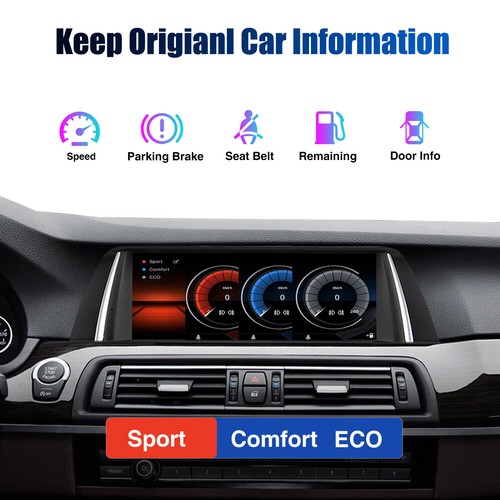 Car Stereo Apple CarPlay For BMW 5 Series F10 F11 Android Auto GPS 6+128GB WIFI - Picture 8 of 18