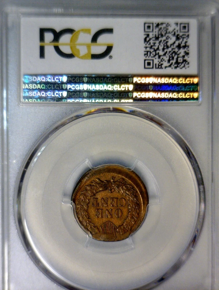 1905 ERROR PCGS XF 45 Off Center Indian Head Cent Coin NICE EARLY O/C FREE SHIP - Image 2 of 4