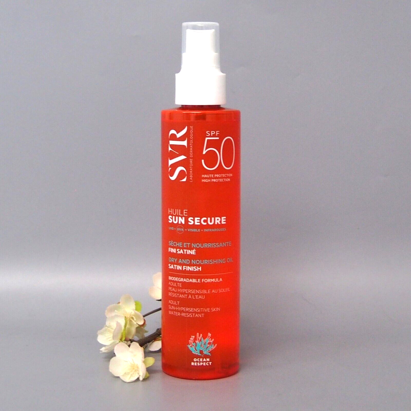 SVR Laboratoires Sun Secure Dry Oil Spray SPF 50 200ml EXP 0228 8690₽